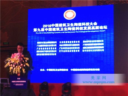 中窯股份營銷副總洪曉丹發(fā)言